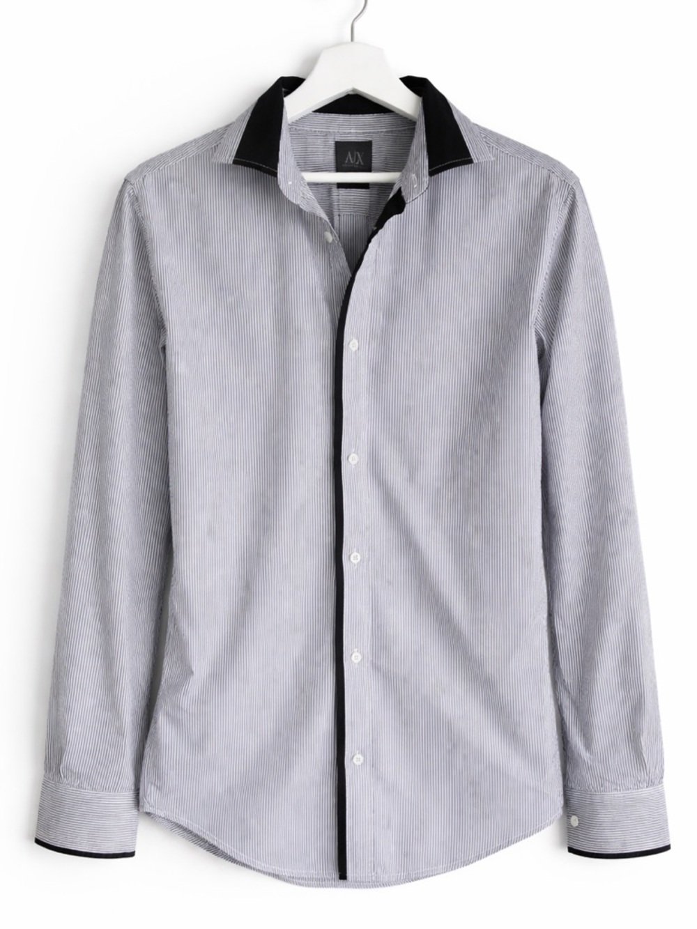Armani Exchange Monochrome Striped Shirt